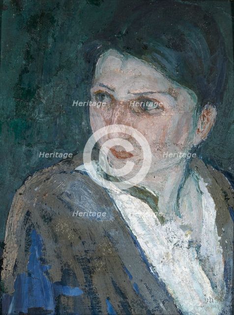 Head of a Woman in Jerusalem, n.d. Creator: Henry Ossawa Tanner.