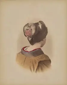 Head of a woman, Japan, 1875-1897. Creator: Unknown