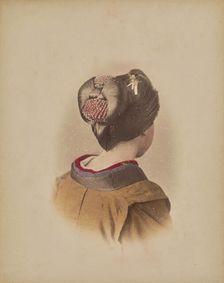 Head of a woman, Japan, 1875-1897. Creator: Unknown