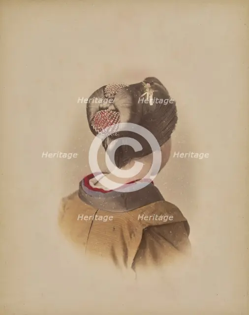 Head of a woman, Japan, 1875-1897. Creator: Unknown.