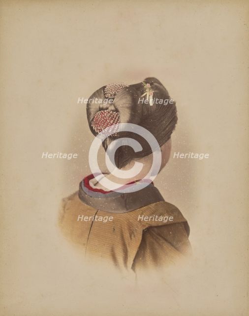 Head of a woman, Japan, 1875-1897. Creator: Unknown.