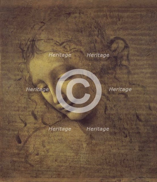 Head of a Woman (La Scapigliata), 1500s. Artist: Leonardo da Vinci (1452-1519)