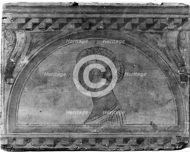 Head of a woman, late 15th century. Creator: Unknown.