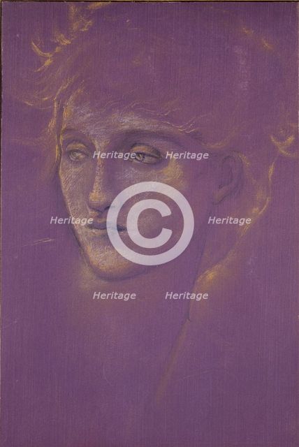 Head of a Woman, late 19th century. Artist: Sir Edward Coley Burne-Jones.