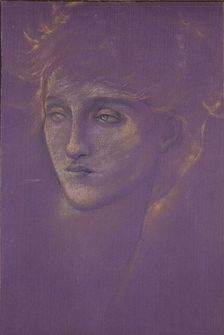 Head of a Woman, late 19th century. Artist: Sir Edward Coley Burne-Jones