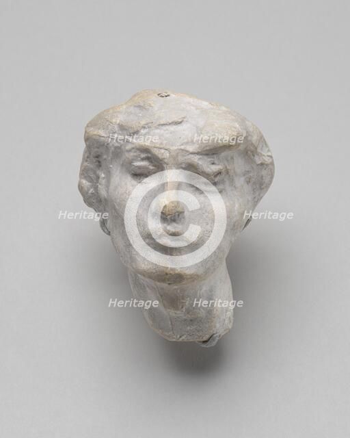 Head of a Woman, possibly 1880s. Creator: Auguste Rodin.