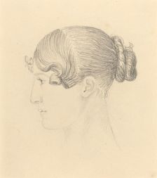 Head of a Woman (Theresa Turner?). Creator: John Flaxman