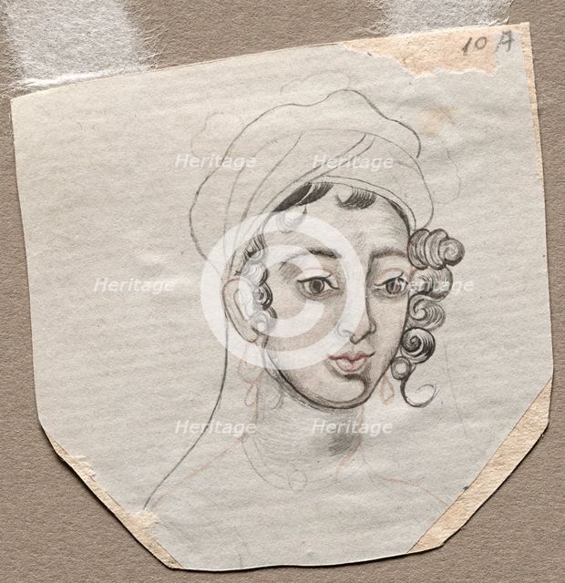 Head of a Young Man, early 1800s. Creator: Unknown.