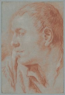 Head of a Young Man in Profile. Creator: Giovanni Battista Tiepolo