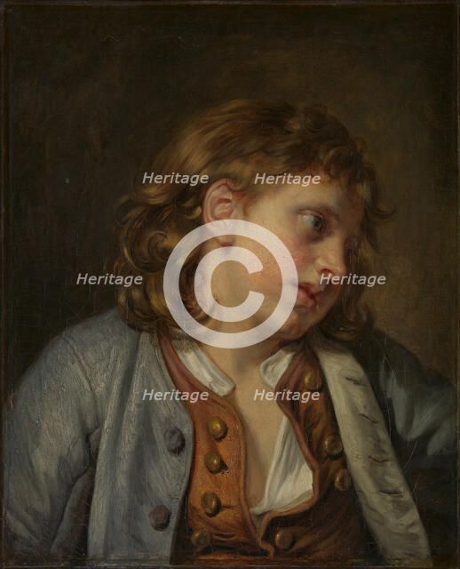 Head of a Young Boy, 1763. Creator: Jean-Baptiste Greuze.
