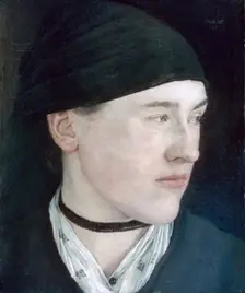 Head of a Young Girl 1879. Artist: Wilhelm Maria Hubertus Leibl
