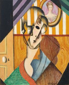 Head of a young girl, c1914. Creator: Metzinger, Jean (1883-1956)