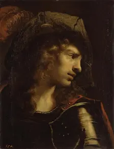 Head of a Young Warrior, 1630. Creator: Pietro della Vecchia