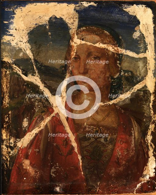 Head of a Young Woman, 15th century. Creator: Unknown.