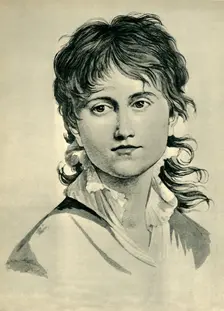 Head of a young woman, 1804, (1943). Creator: Johann Gottfried Schadow