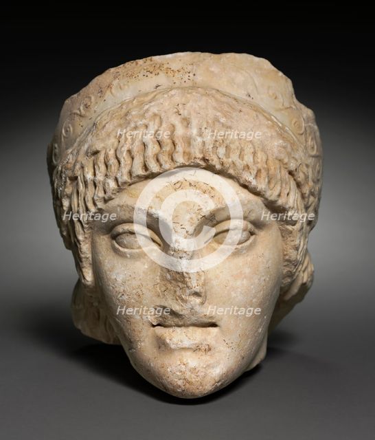 Head of a Young Woman, 25-1 BC. Creator: Unknown.