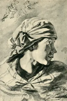 Head of a young woman, mid-late 17th century, (1943). Creator: Jan Siberechts