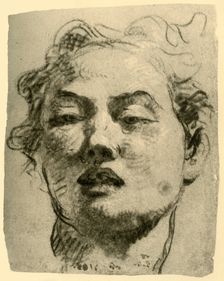 Head of a Youth mid 18th century, (1928). Artist: Giovanni Battista Tiepolo