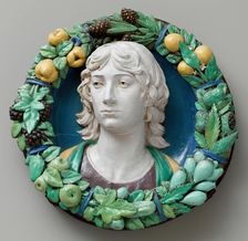 Head of a Youth, between mid-15th and early 16th century. Creators: Andrea della Robbia, Studio of Andrea della Robbia