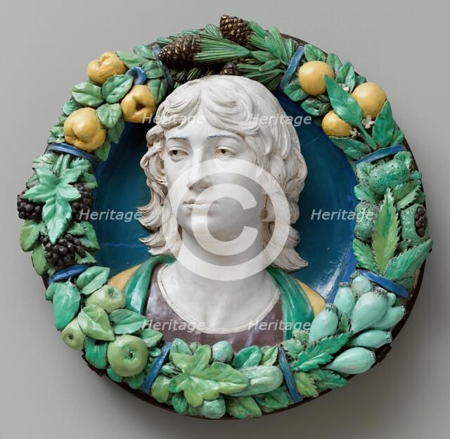Head of a Youth, between mid-15th and early 16th century. Creators: Andrea della Robbia, Studio of Andrea della Robbia.