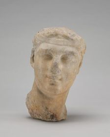 Head of a Youth (Dionysos or a Follower?), c. 220/100 B.C.. Creator: Unknown