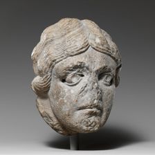 Head of a Youth, French, ca. 1150-75. Creator: Unknown