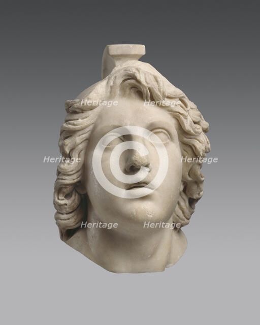 Head of Achilles (Roman copy from a Greek Original), ca 160 BC.