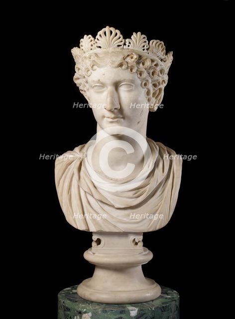 Head of Agrippina minor with diadem, 1st century. Artist: Unknown.