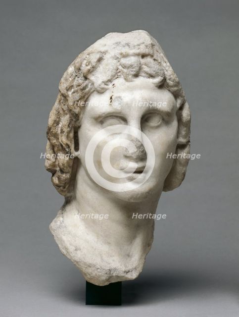 Head of Alexander the Great, 3rd Century BC. Creator: Unknown.