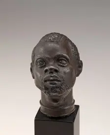 Head of an African Man Wearing the Collar of an Enslaved Person, second half 16th century. Creator: Unknown