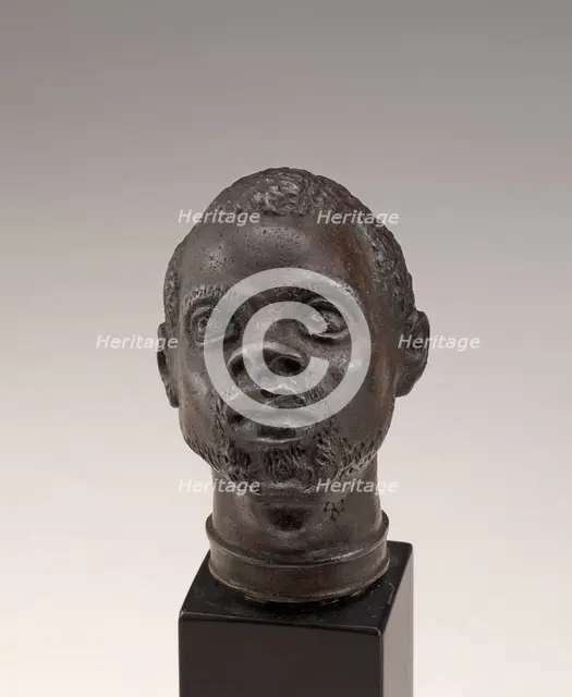Head of an African Man Wearing the Collar of an Enslaved Person, second half 16th century. Creator: Unknown.