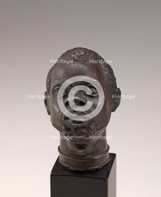 Head of an African Man Wearing the Collar of an Enslaved Person, second half 16th century. Creator: Unknown.