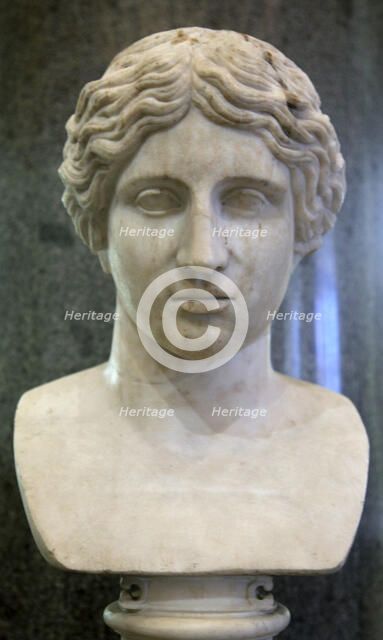 Head of an Amazon, early 1st century. Artist: Unknown