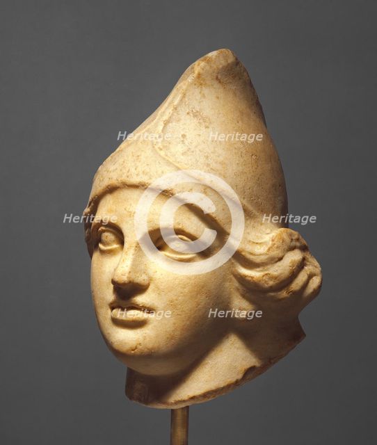 Head of an Amazon, late 5th century BC. Creator: Unknown.