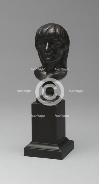 Head of an American Indian, Modeled 1848/49, cast 1849. Creator: Henry Kirke Brown.