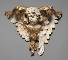 Head of an Angel, c. 1750. Creator: Joseph Anton Feuchtmayer (German, 1696-1770)