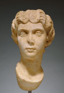 Head of an Antonine Woman (Close to Faustina Minor), mid-2nd century A.D. Creator: Unknown