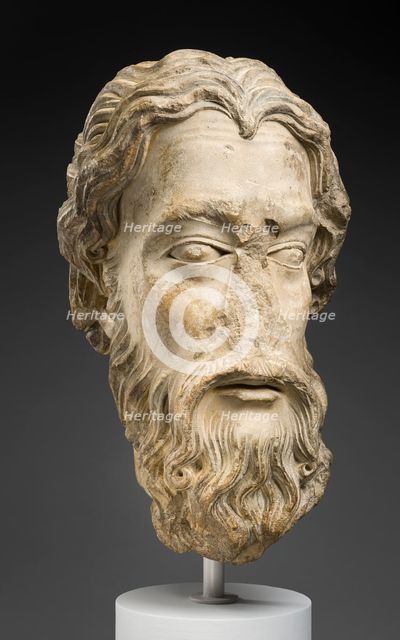 Head of an Apostle, About 1210. Creator: Unknown.
