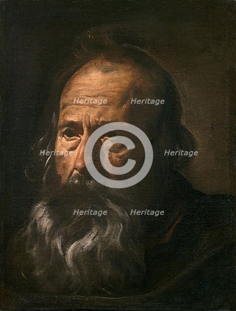 Head of an Apostle, between c1619 and c1620. Creator: Diego Velasquez.