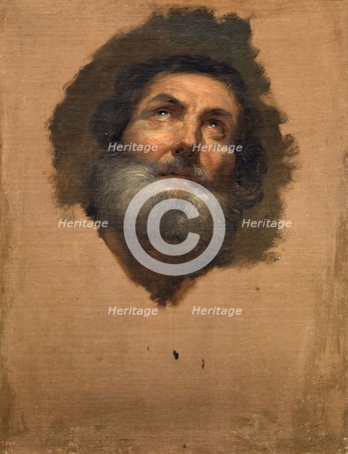 Head of an Apostle, c1764. Creator: Anton Raphael Mengs.