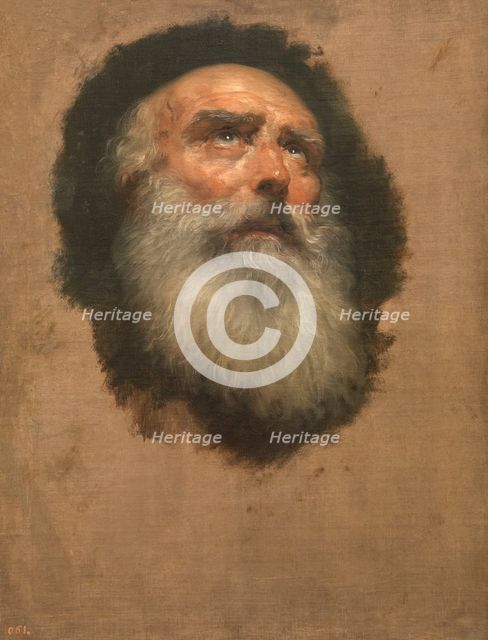 Head of an Apostle, c1764. Creator: Anton Raphael Mengs.