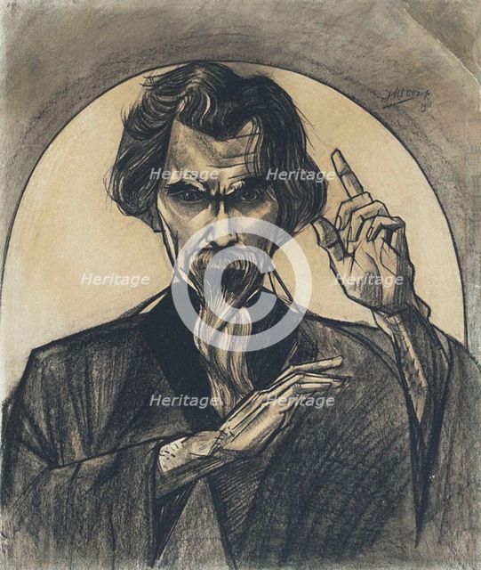 Head of an Apostle. Self-Portrait, 1911.