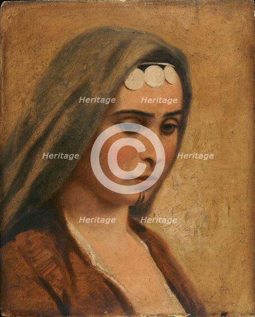 Head of an Arab Girl, n.d. Creator: Miner Kilbourne Kellogg.