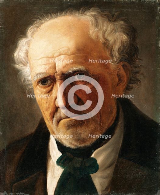 Head of an elderly man, 1860-1865. Creator: Vojtech Klimkovic.