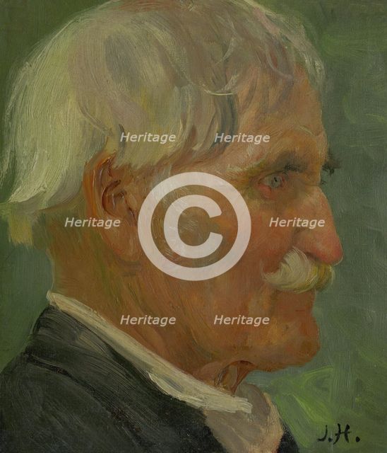 Head of an Old Man, 1890-1900. Creator: Jozef Hanula.