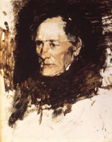Head of an Old Man, ca. 1877-1879. Creator: Frank Duveneck