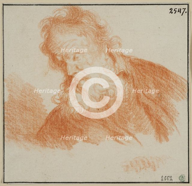 Head of an old man. Creator: Rembrandt Harmensz van Rijn.