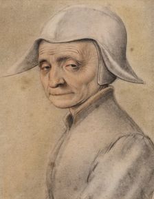 Head of an Old Woman, c.between 1600 and 1625. Creators: David Lagneau, Francois Lagneau, Jacques Lagneau