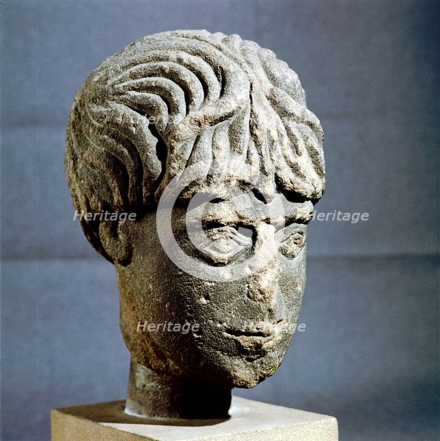 Head of Antenociticus, Benwell, Newcastle, c3rd - 4th century. Artist: Unknown