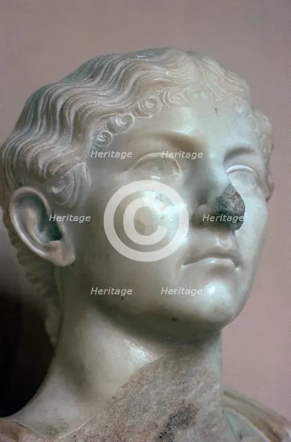 Head of Antonia, the younger daughter of Mark Antony, 1st century. Artist: Unknown
